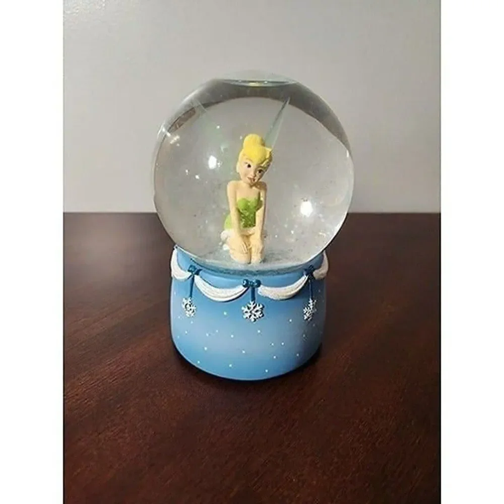 Disney Tinker Bell Musical Christmas Snow Globe